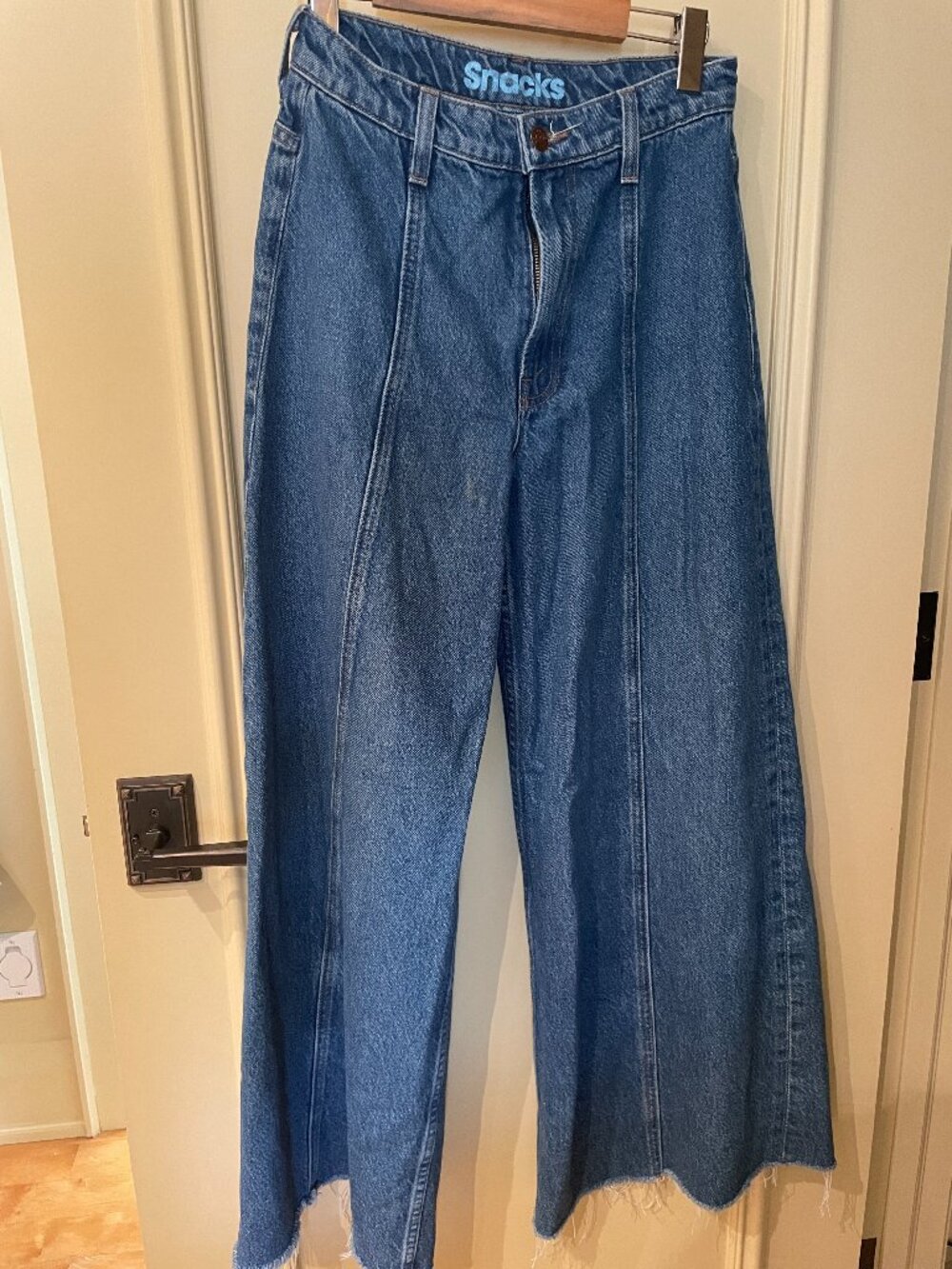 Mother Denim Snacks Wide Leg Jeans